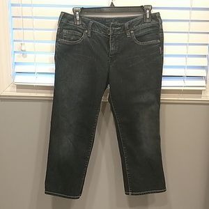 Silver jeans aiko capri